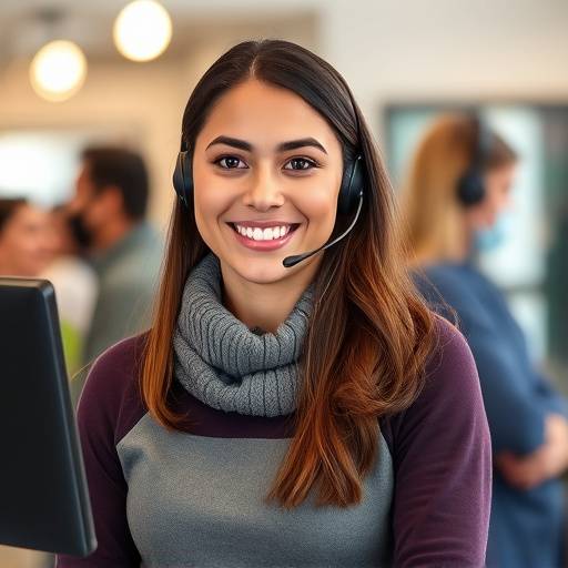 Friendly Apex Motors customer support representative ready to assist customers